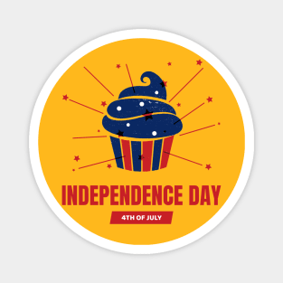 Happy American independence Day and  happy 4th of july Magnet